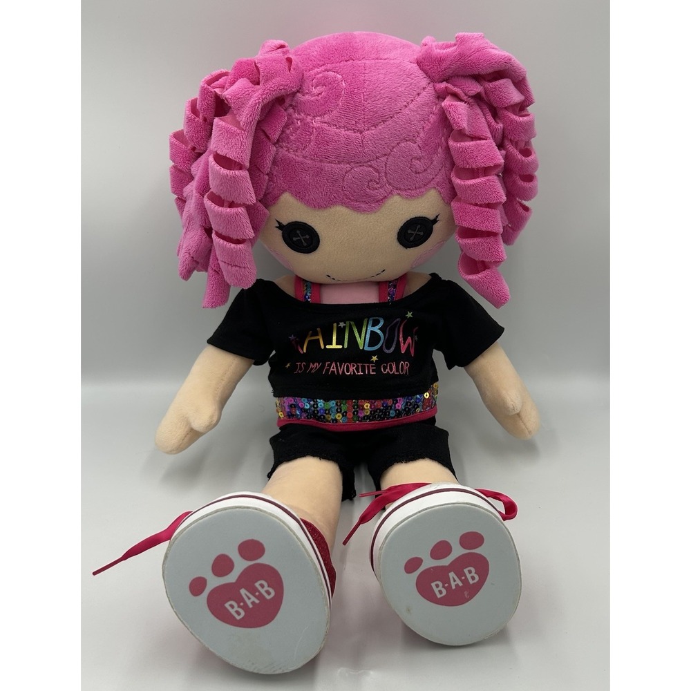 BAB Build A Bear Workshop Lalaloopsy Jewel Sparkles Plush Stuffed Animal Toy